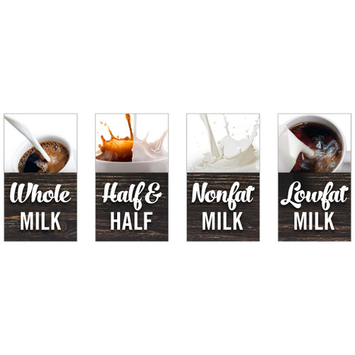 Hinterland Dark Removable Creamer Decals (Set of 4)