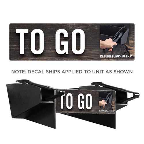 Hinterland Dark Tongs, Boats, and Bags Holder for FCI Canopy Sneeze Guard