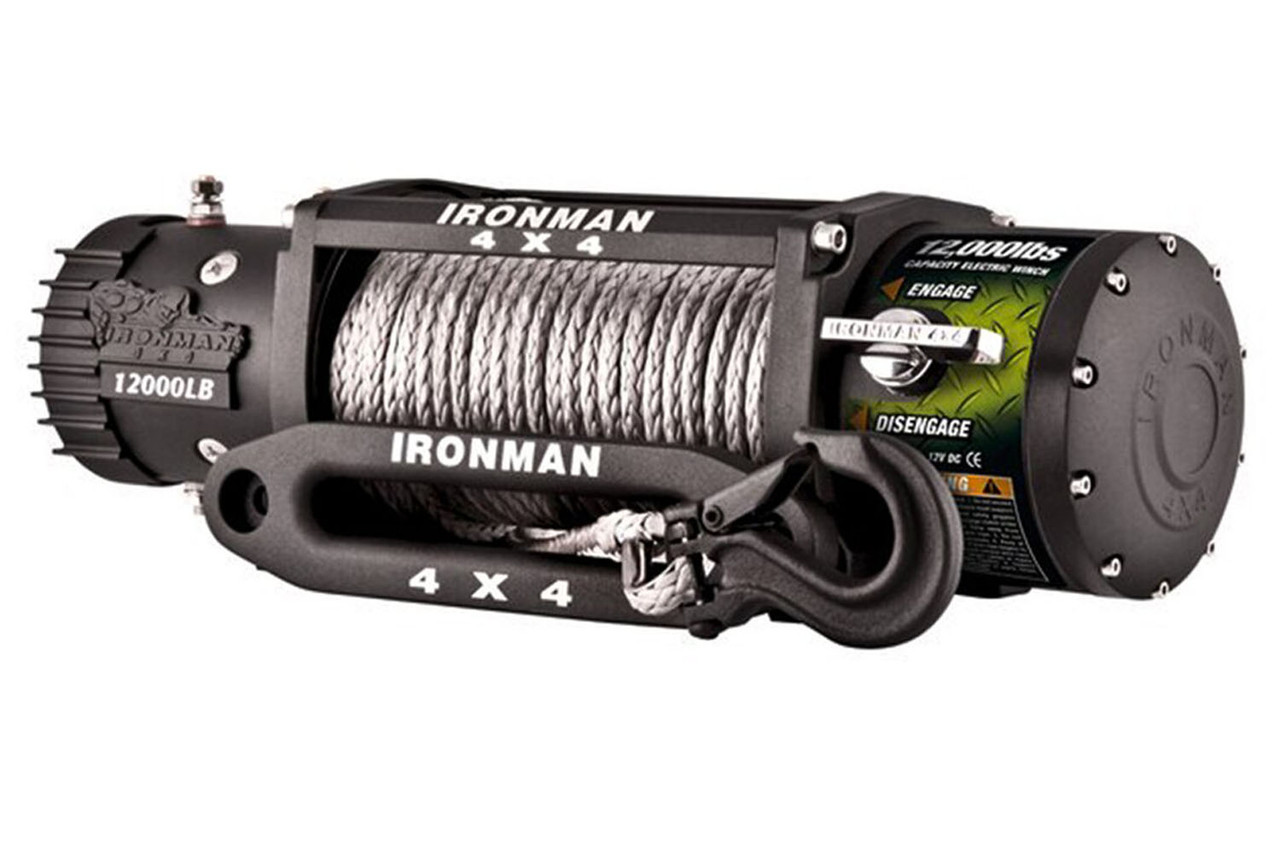 Monster Winch 12000lbs 12v Electric (Synthetic Rope)