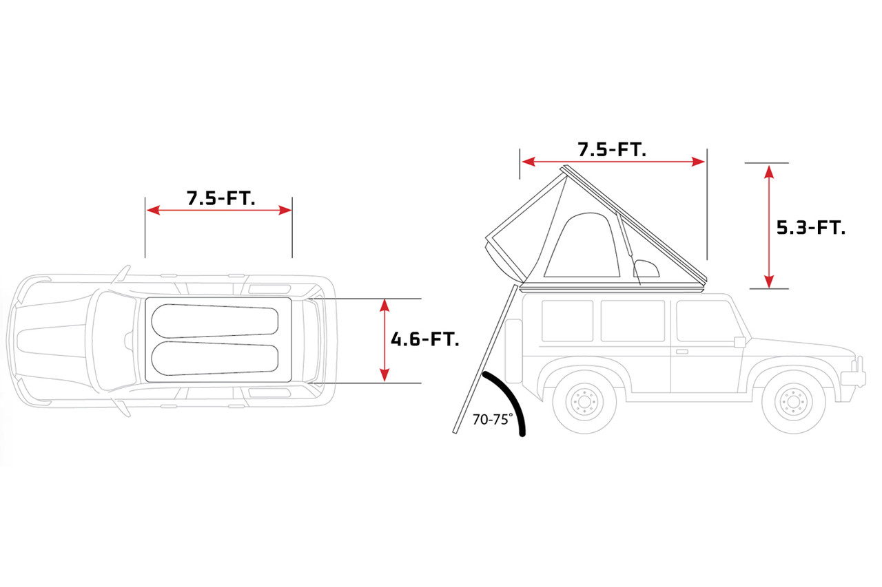 Swift 1400 Hard Shell Rooftop Tent - Ironman 4x4 America