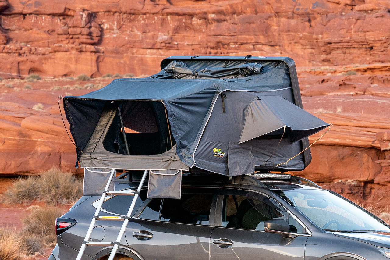 Owner Turns Honda Element Into Camper, Complete With Rooftop Tent