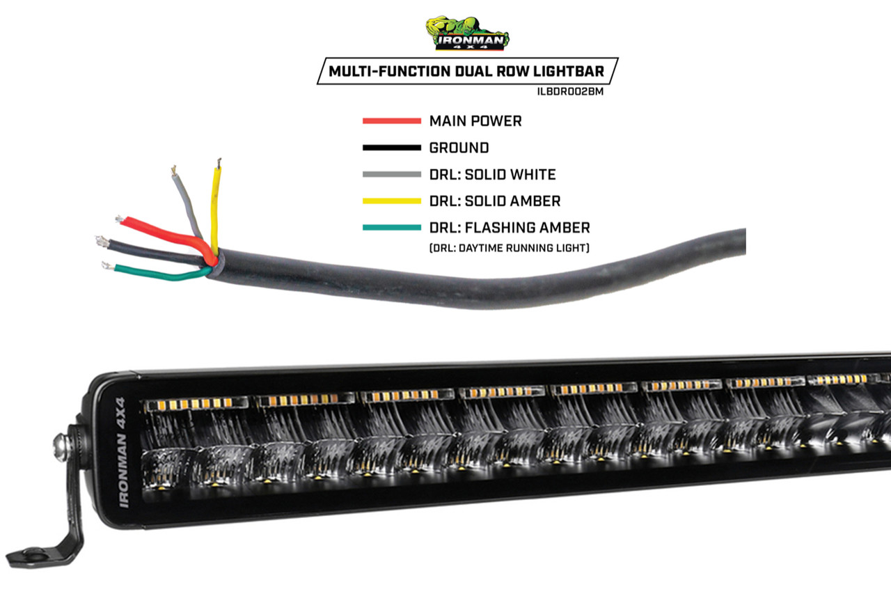 Bright Saber Multi-Function LED Dual Row Light Bar - 32