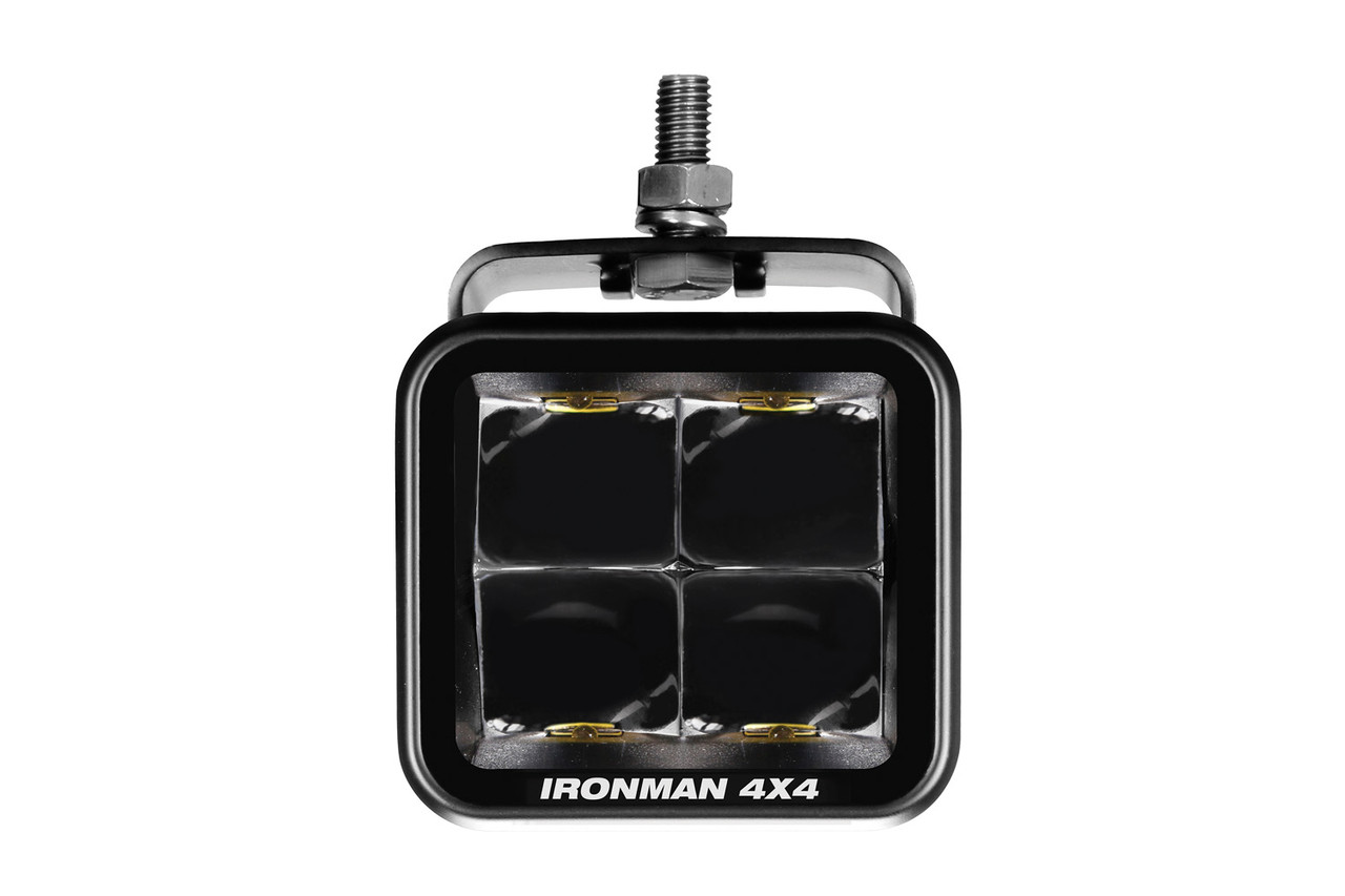 2.8 20W LED Cube Light Kit, Spot Beam - Clear - Ironman 4x4 America