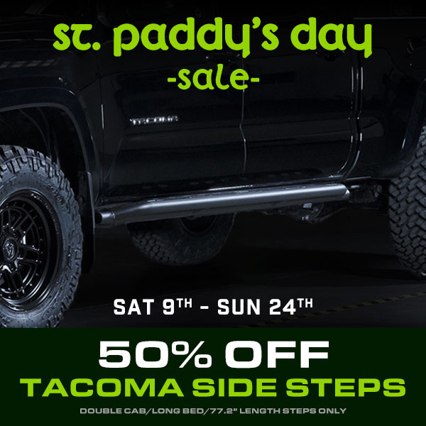 50% Off Tacoma Side Steps