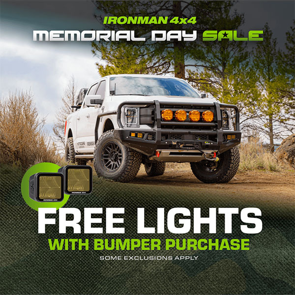 Free lights with bumpers