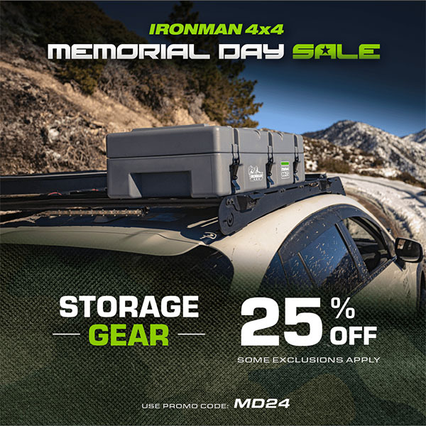 25% off storage gear