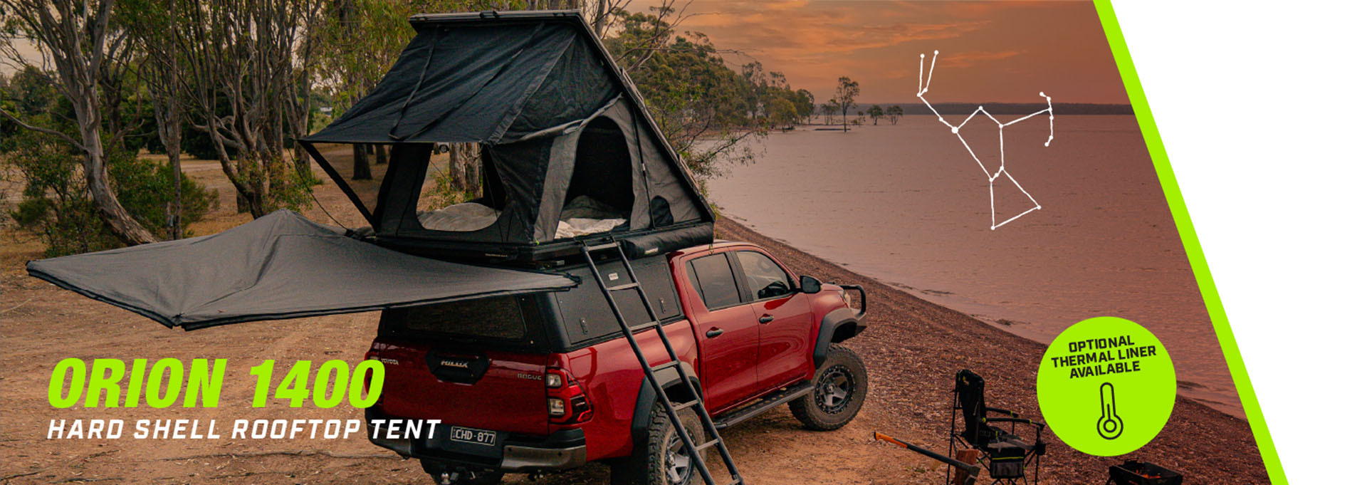 Ironman 4x4 Orion 1400 Rooftop Tent