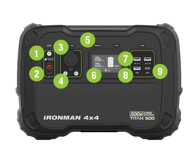 power station titan 500 layout front