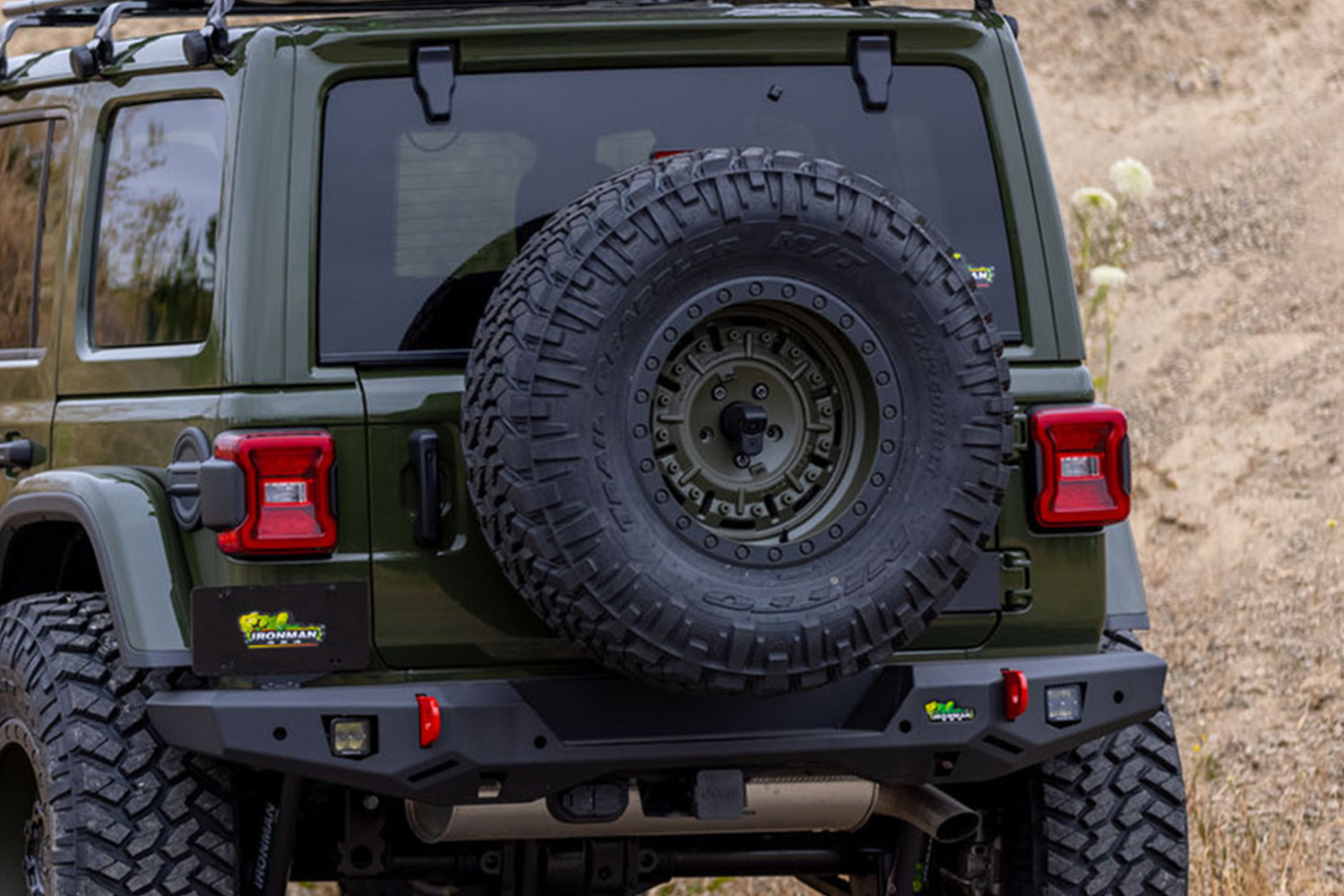 Spare Tire Relocation Kit Suited for Jeep Wrangler JL/JLU - Ironman 4x4  America
