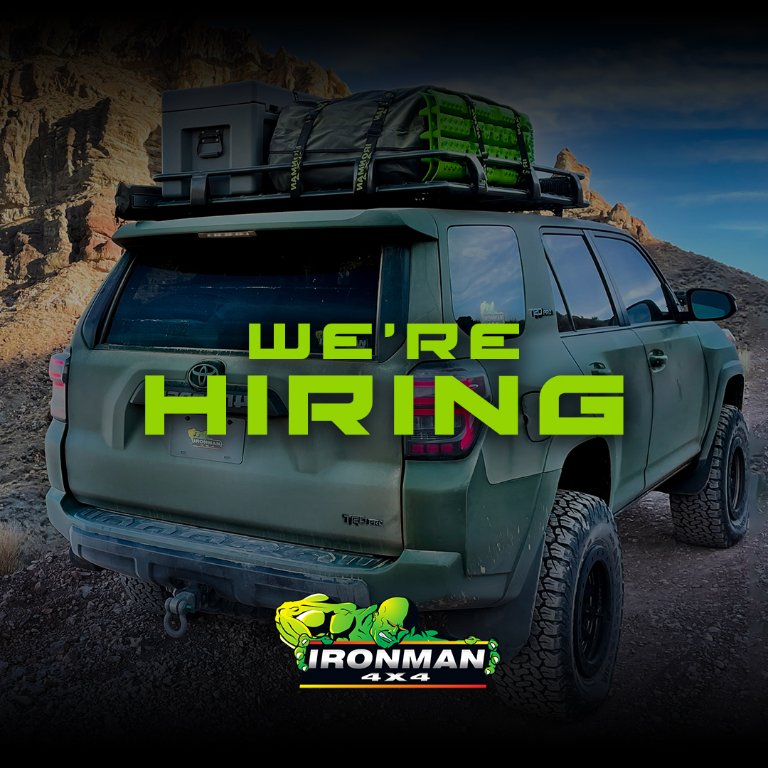 We're Hiring Ironman4x4America