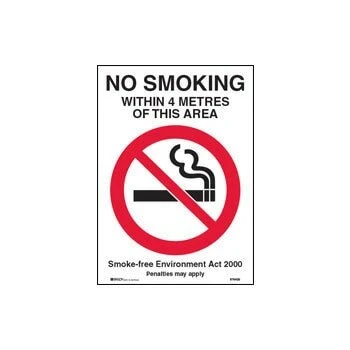 No Smoking Signs