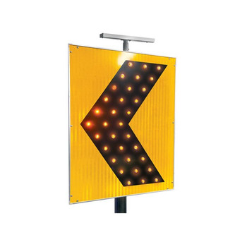 SOLAR ENHANCED LED CHEVRON SIGN