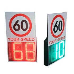 Solar radar speed sign