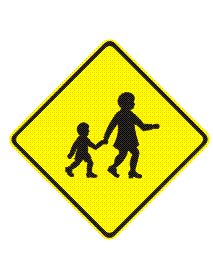 Children warning sign