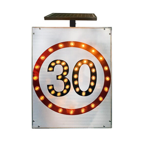 SOLAR ENHANCED LED SPEED SIGN