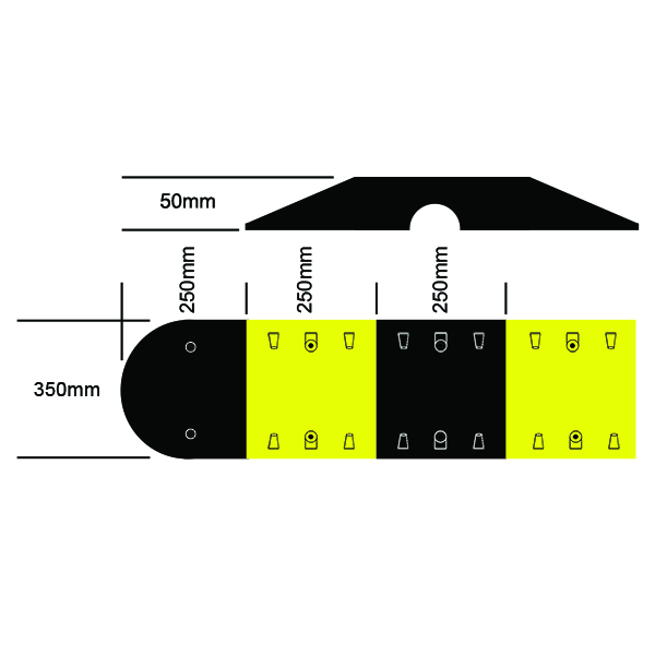 RS350AU speed hump specification