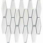 Snow Elongated Hexagon Mosaic