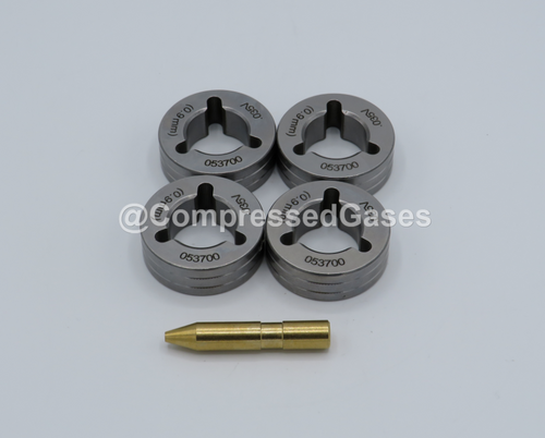 Miller Style 046781, .035" (0.9mm) V-Grooved Drive Roll Kit