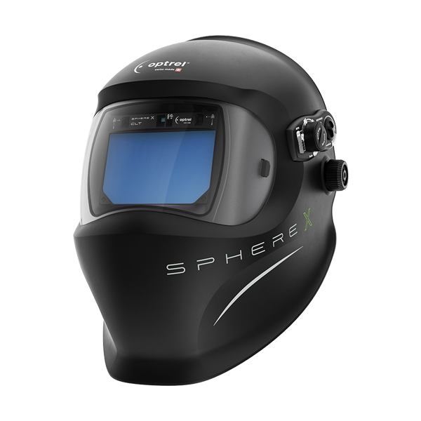 The welding helmet of the next generation is here – developed for perfect results, the SphereX CLT is your view into infinity by Optrel