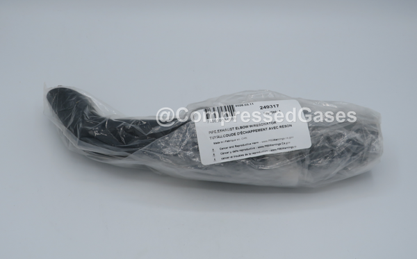 Pipe, Exhaust Elbow with Resonator