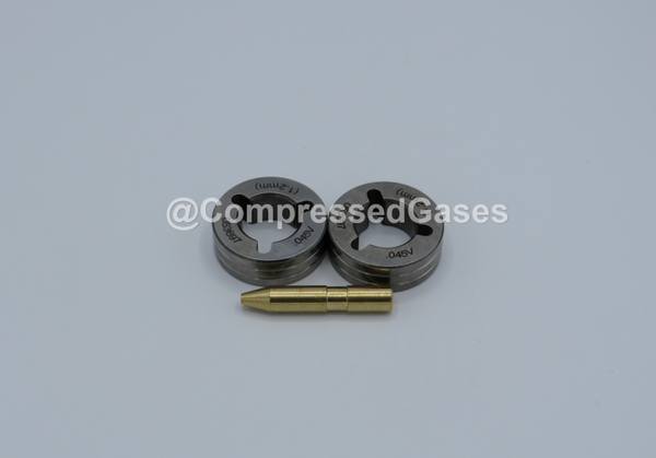 Miller Style 079596, .045" (1.2mm) V-Grooved Drive Roll Set