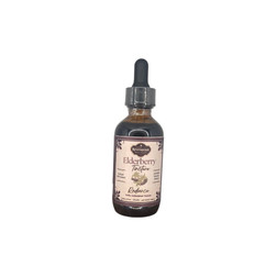 Image - Elderberry Radiance Tincture 2 fl oz amber dropper bottle - front label