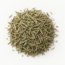 Image - Loose dried rosemary on a warm-white background.