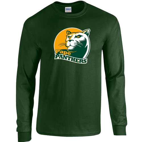 PPA Adult Heavy Cotton Long Sleeve T-Shirt - Forest Green