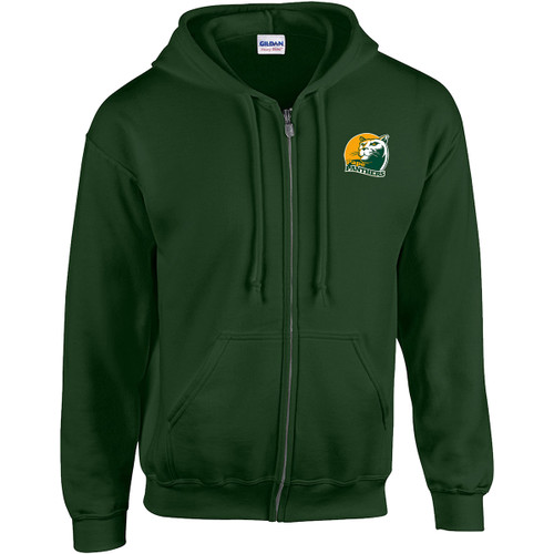 PPA Adult Heavy Blend Full Zip Hooded Sweatshirt - Forest Green (PPA-006-FO)