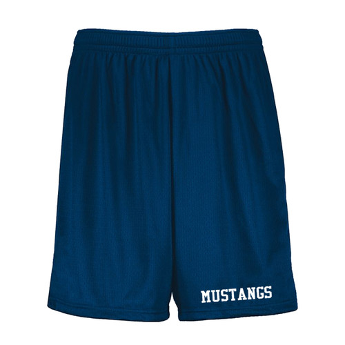 JMC Augusta Adult 7-inch Modified Mesh Gym Shorts - Navy (JMC-033-NY)