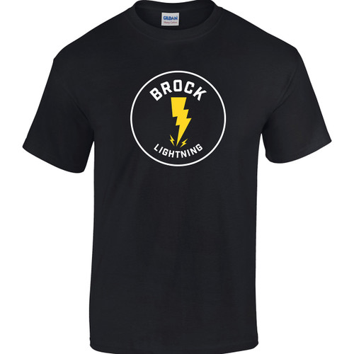 BCK Adult Cotton Brock Lightning T-Shirt - Black (BCK-001-BK)