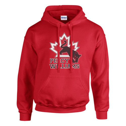 PWS Youth Heavy Blend Hooded Sweatshirt - Red (PWS-304-RE)