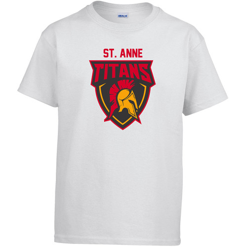 ANN Youth Cotton T-Shirt - White (ANN-304-WH)