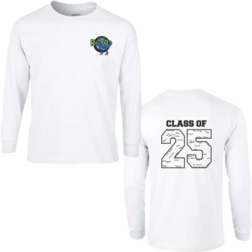 SRE Adult Grad Ultra Cotton Long Sleeve T-shirt - White (SRE-004-WH)