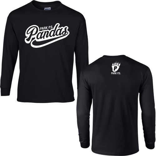 PKP Adult Ultra Cotton Long Sleeve T-Shirt Black (PKP-002-BK)