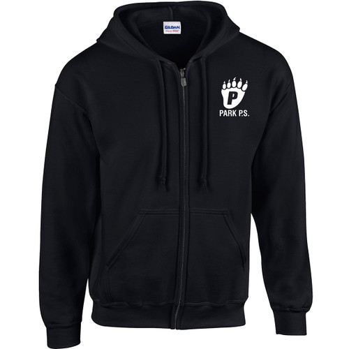 PKP Adult Zip Up Hoodie Black (PKP-004-BK)