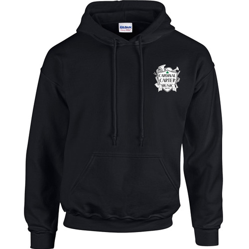 CCS Adult Heavy Blend Hooded Sweatshirt (Music DFPT) - Black (CCS-016-BK)