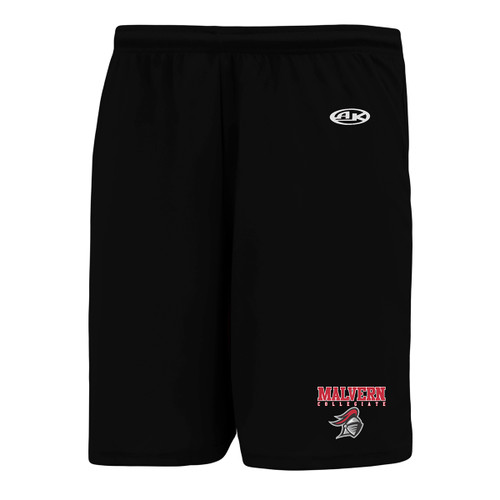 MCI Adult Moisture Wicking Athletic Short- Black (MCI-008-BK)