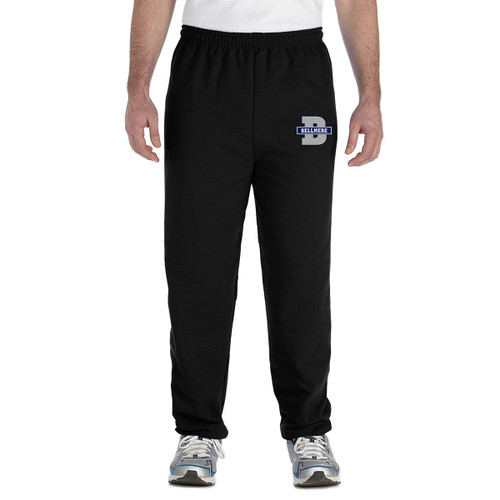BEL Heavy Blend Adult Sweatpant - Black (With B Logo) (BEL-013-BK)