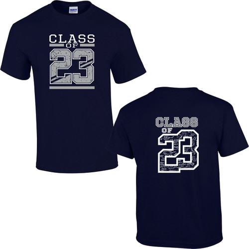 OLA Adult Heavy Cotton Grad T-Shirt - Navy (OLA-002-NY)