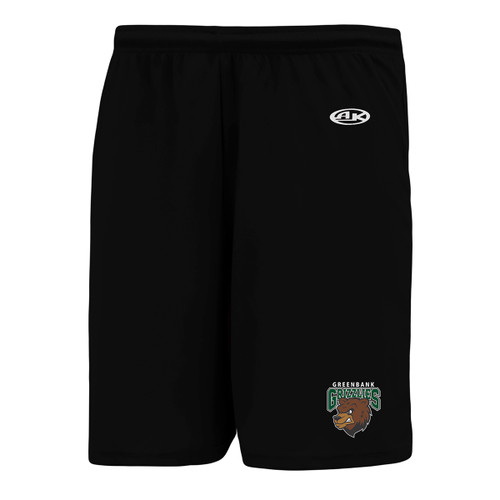 GRE Youth Apparel Shorts - Black (GRE-306-BK)
