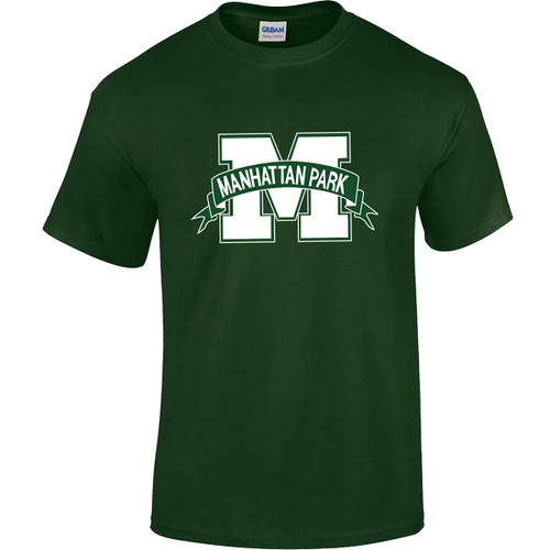 MHP Adult Heavy Cotton Tee - Forest Green (MHP-001-FO)