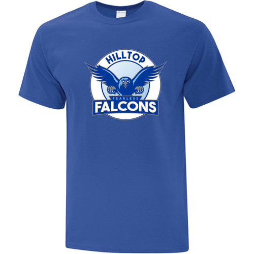 HMS Adult Hilltop Gym Shirt - ​Royal (Deadline For Purchase September 30th​) (HMS-002-RO)