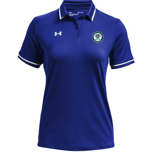MCM Under Armour Women's Team Tipped Polo - Royal (MCM-232-RO)