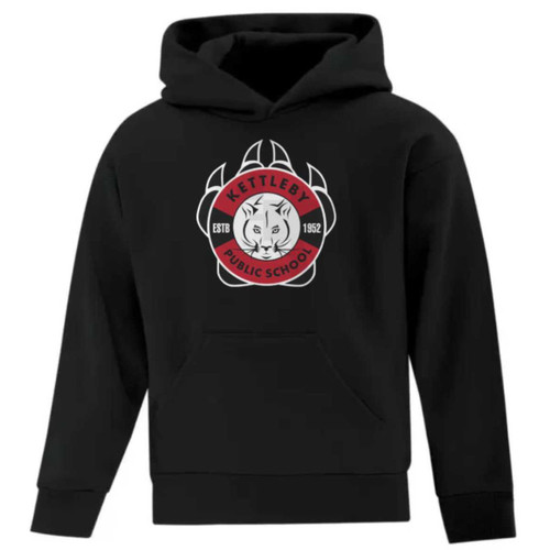 KET Youth Fleece Hooded Sweatshirt - Black (KET-303-BK)