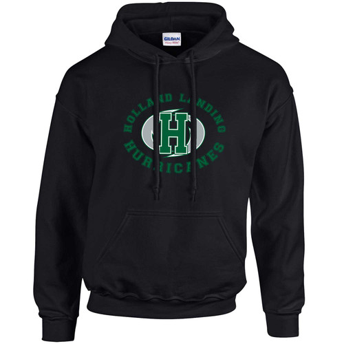  HOL Adult Heavy Blend 50/50 Hooded Sweatshirt - Black (HOL-001-BK)