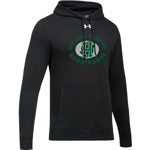 HOL Under Armour Men’s Hustle Fleece Hoodie - Black (HOL-107-BK)