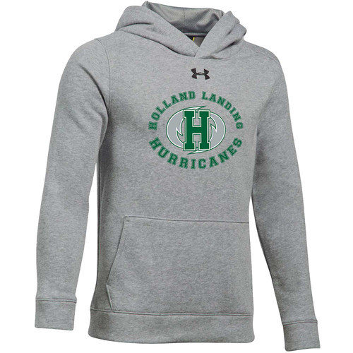 HOL Under Armour Youth Hustle Fleece Hoodie - True Gray (HOL-307-TG)