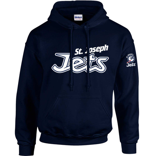 JCE Adult Heavy Blend 50/50 Hooded Sweatshirt - Navy (JEC-002-NY)