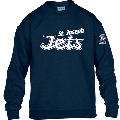 JCE Youth Heavy Blend 50/50 Fleece Crew - Navy (JCE-303-NY)